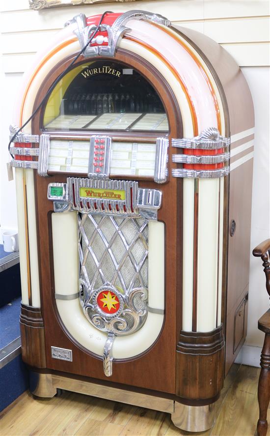 A Wurlitzer juke box